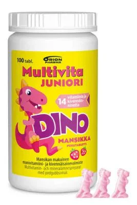 Multivita Juniori Dino Mansikka - Image 4