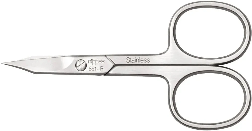 Nippes Kynsisakset 9 cm Viisto Kärki Ruostumaton Teräs - Image 2