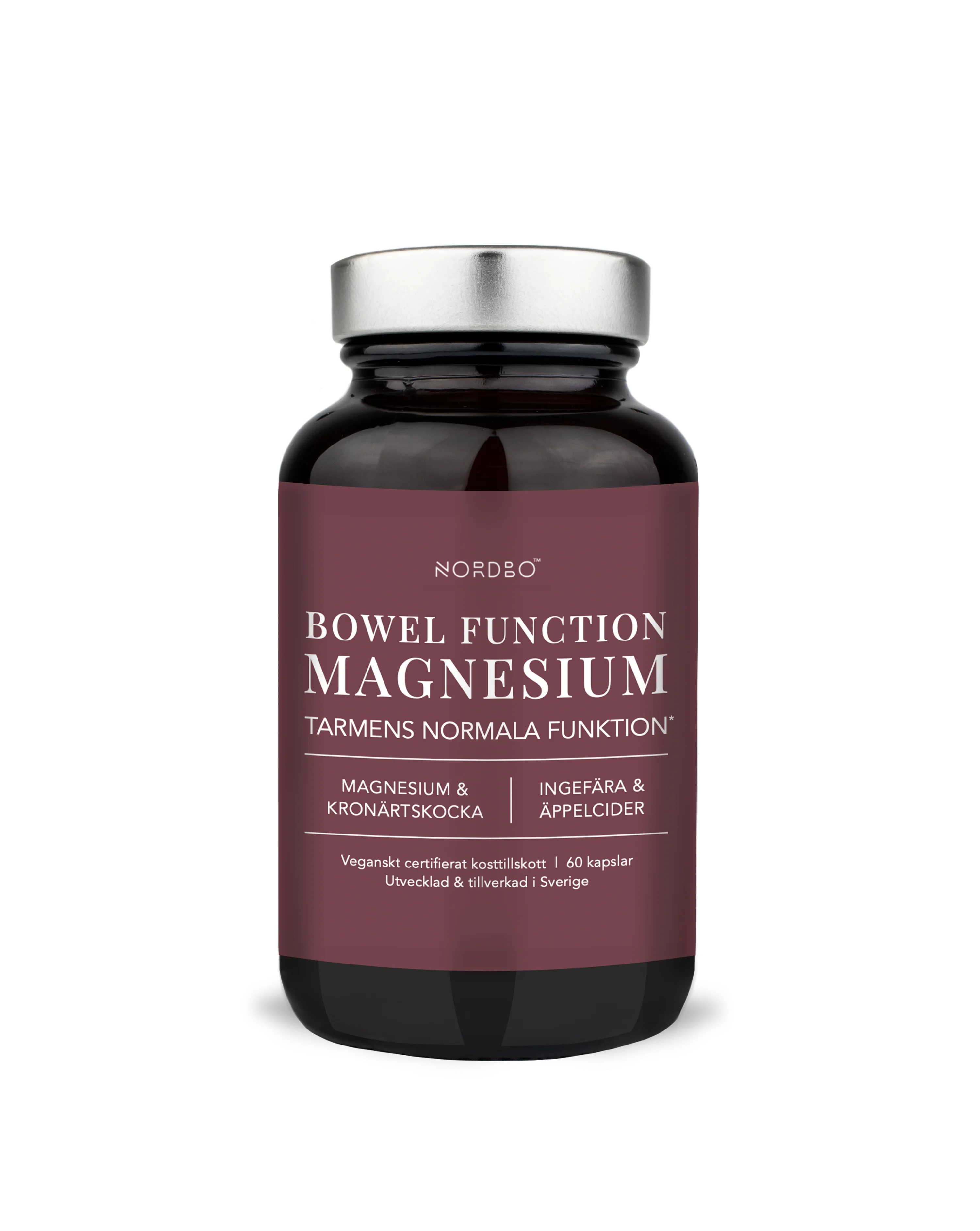 Nordbo Bowel Function Magnesium 60 kaps
