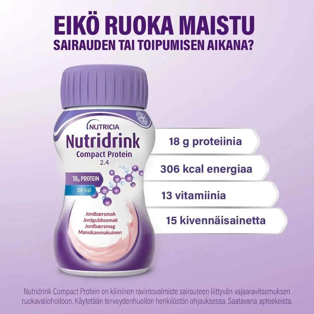 Nutridrink Compact Protein Vanilja - 72 x 125ml - Image 2
