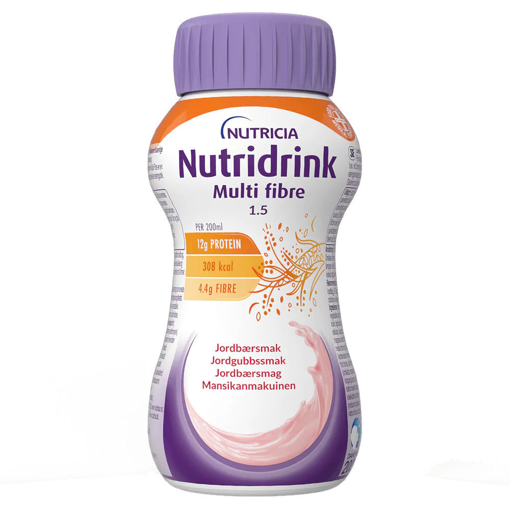 Nutridrink Multi Fibre Mansikka