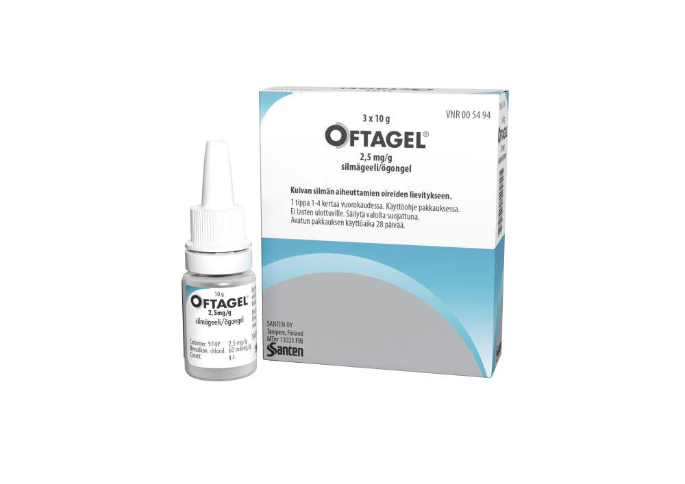 Oftagel 2,5 mg/g Silmägeeli - Image 2