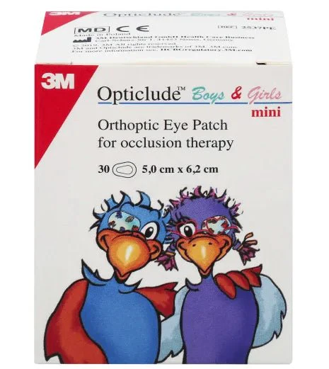 OPTICLUDE silmälappu kuviollinen Boys & Girls 30 kpl, Mini