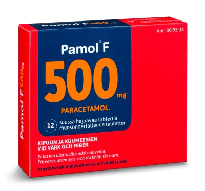 Pamol F 500 mg Tabl, Suussa Hajoava - Image 2