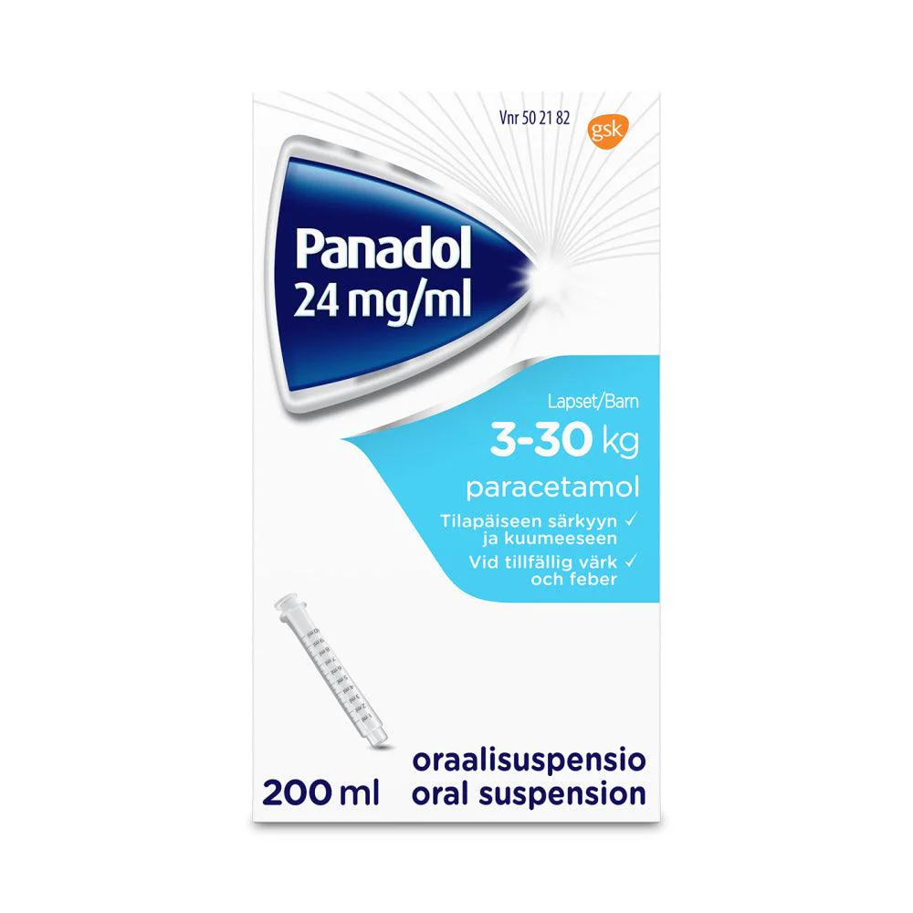 Panadol 24 mg/ml Oraalisusp