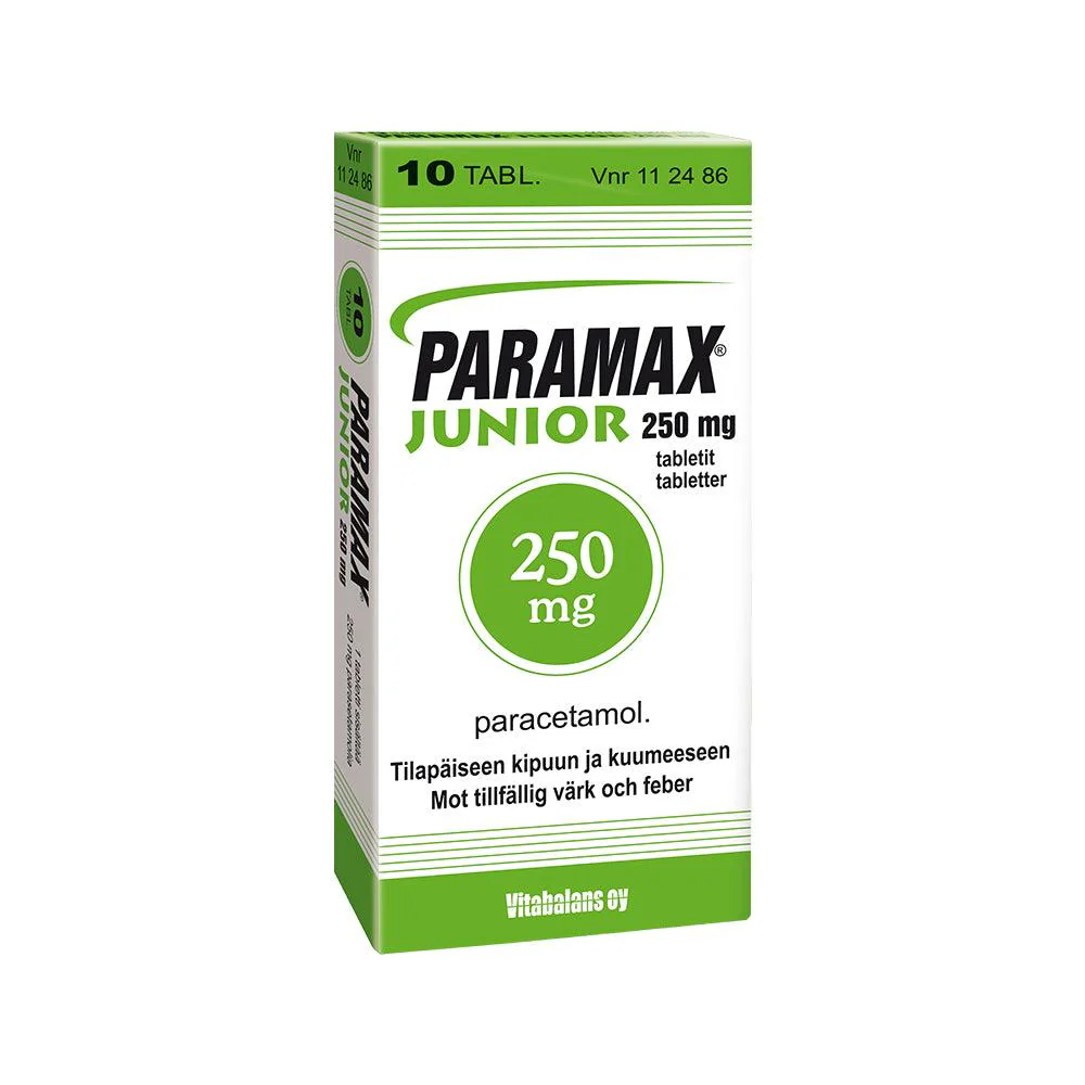 Paramax Junior 250 mg Tabl