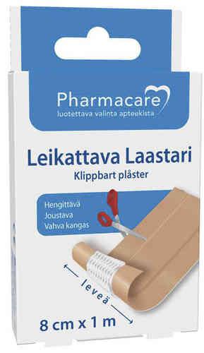 Pharmacare Laastari Leikattava 8cm x 1M