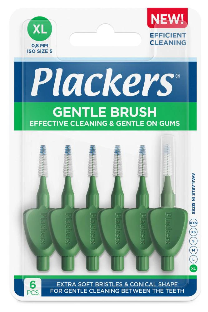 Plackers Gentle Brush XL 0.8 Hammasväliharja