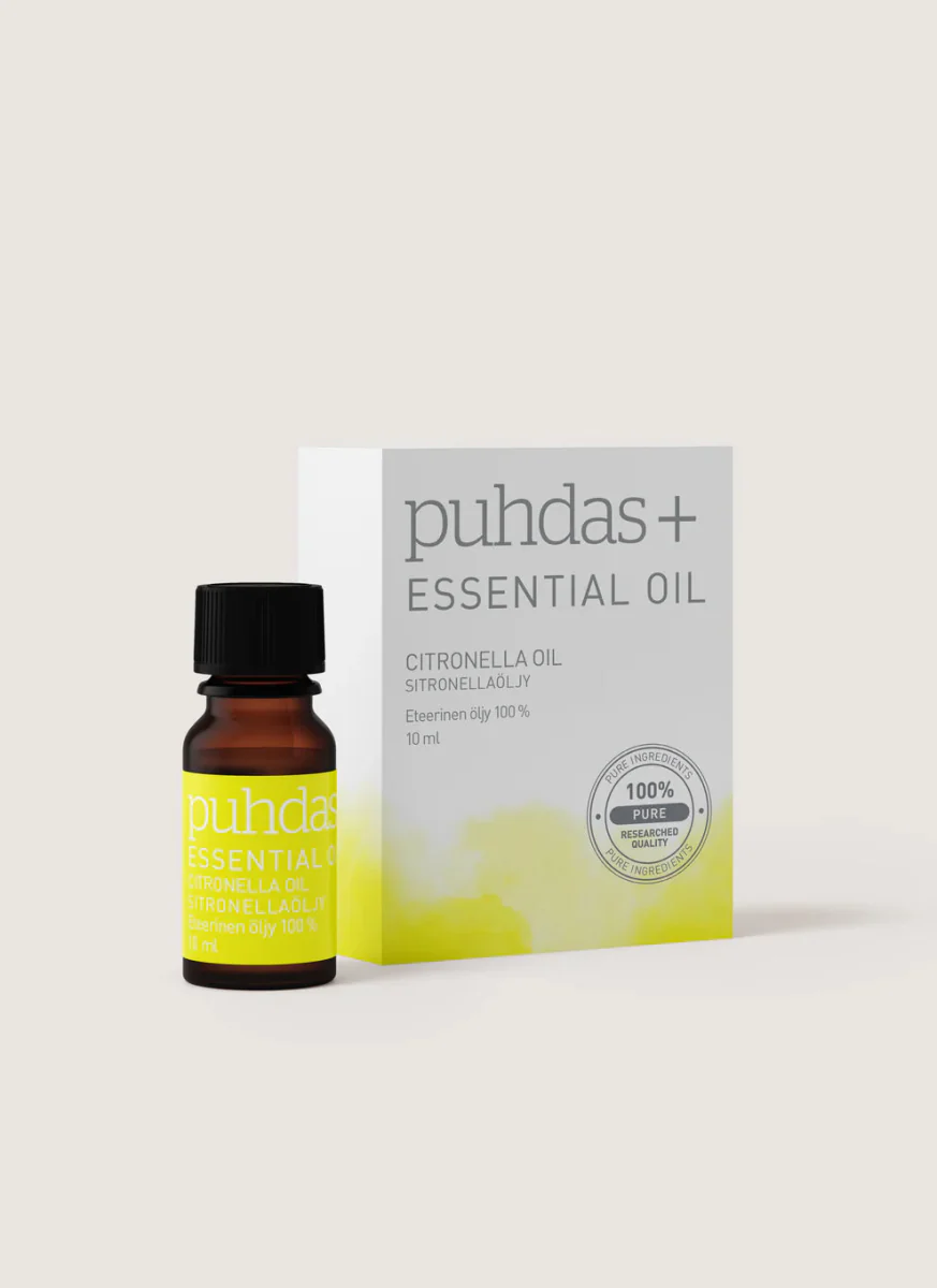 Puhdas+ 100% Eteerinen Sitronellaöljy 10 ml