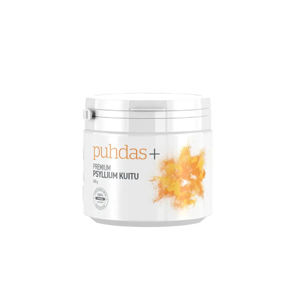 Puhdas+ Premium Psyllium Kuitu, 180 G
