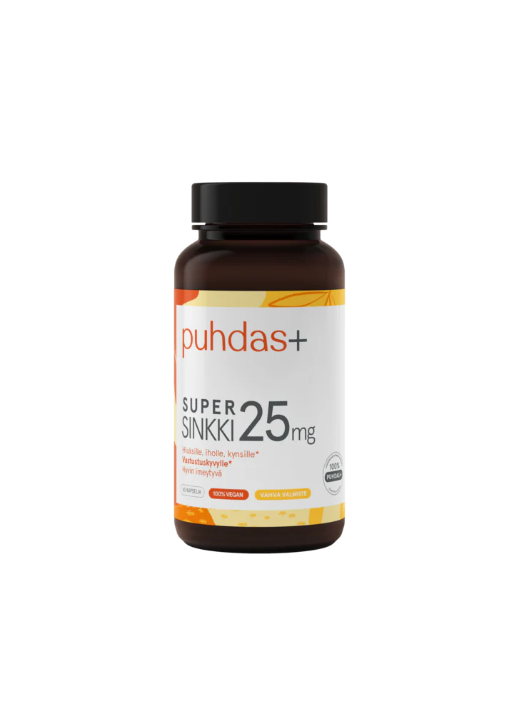 Puhdas+ Supersinkki 25mg Vegekapseli