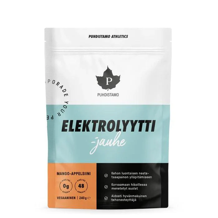Puhdistamo Elektrolyyttijauhe Mango-Appelsiini, 120 g / 240 g - Image 2