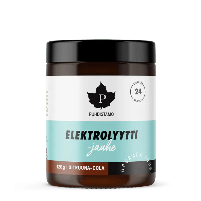 Puhdistamo Elektrolyyttijauhe Sitruuna-Cola 120 g / 240 g