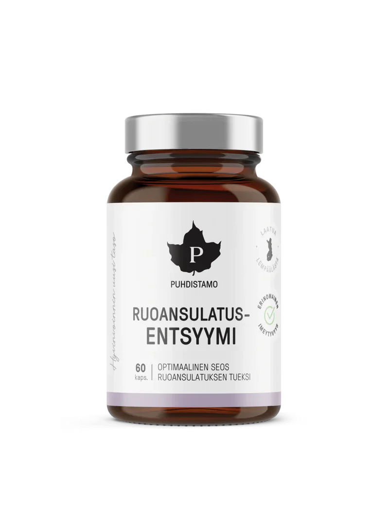 Puhdistamo Ruoansulatusentsyymi 60 kaps