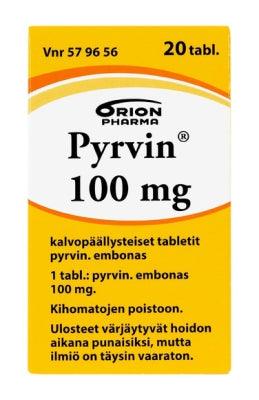 Pyrvin 100 mg Tabl, Kalvopääll - Image 2