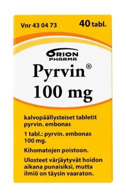 Pyrvin 100 mg Tabl, Kalvopääll - Image 3