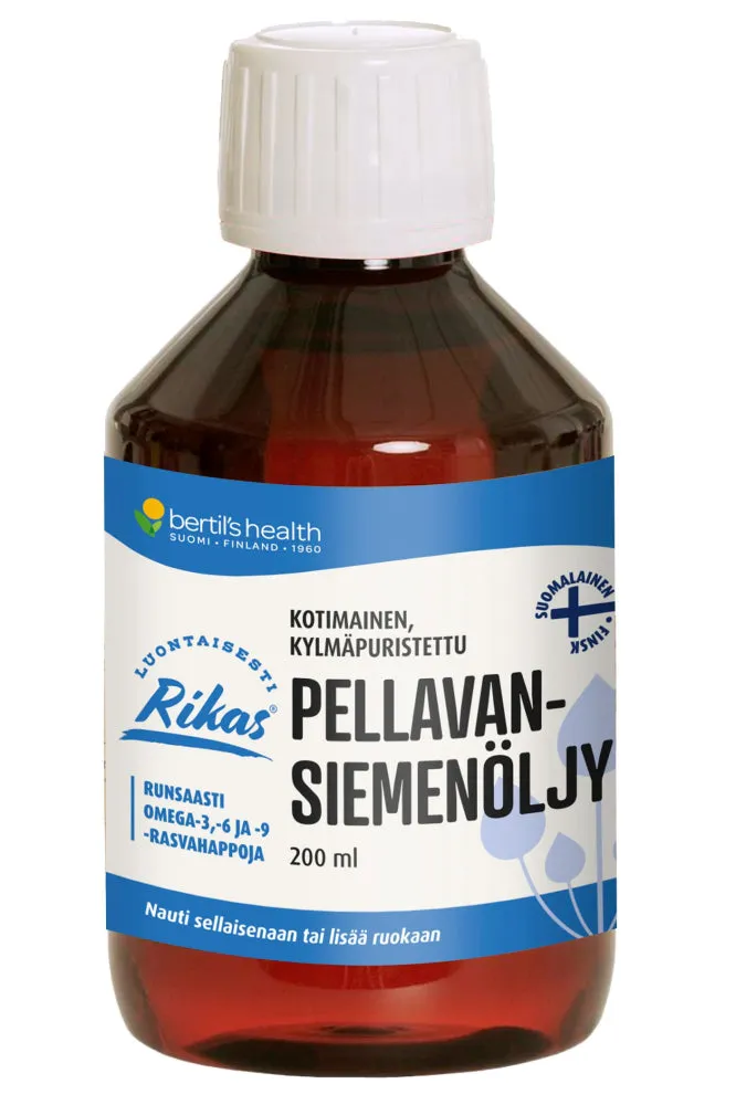 Rikas Pellavansiemenöljy - Image 2