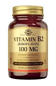 Solgar B2-vitamiini 100 mg (Riboflaviini) 100 kaps