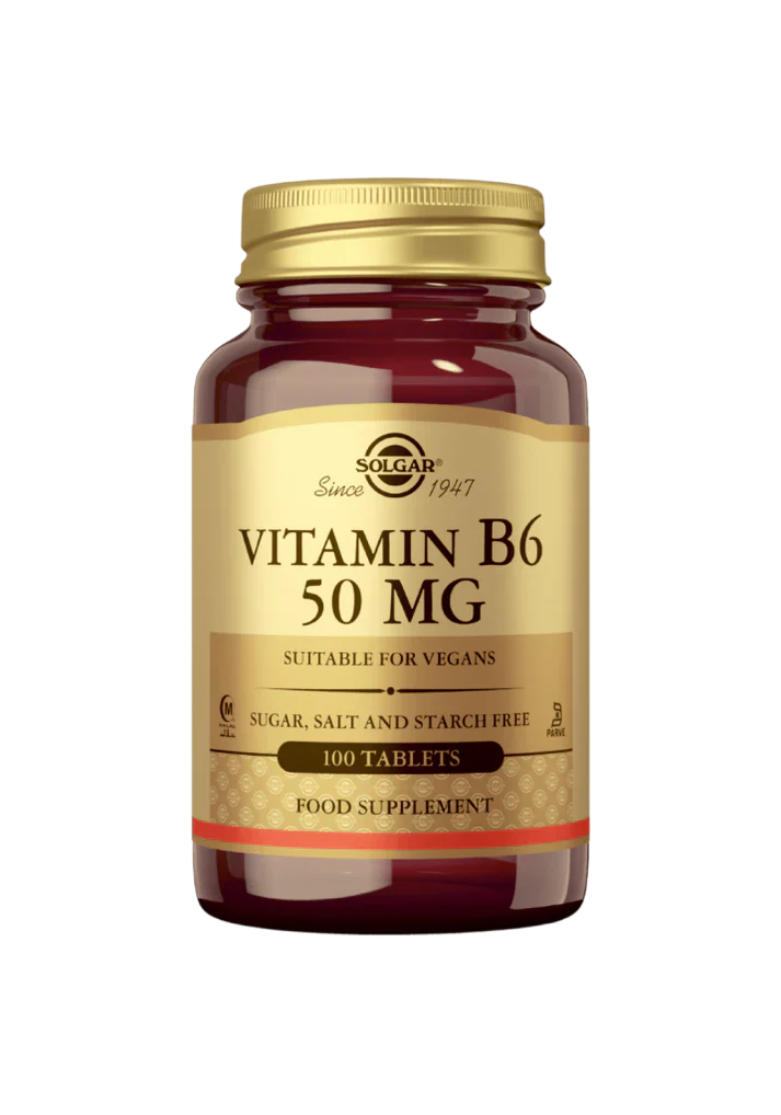 Solgar B6-vitamiini 50 mg 100 tabl