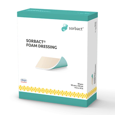 Sorbact Foam 10X10 cm