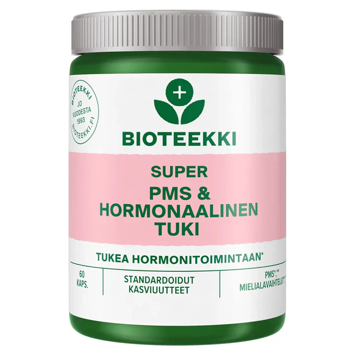 Bioteekki Super PMS & Hormonaalinen tuki 60 kaps