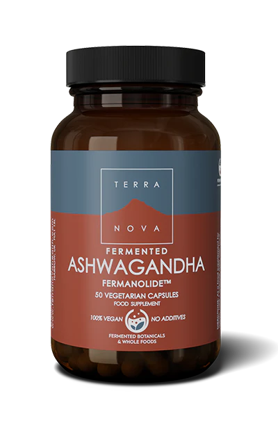 Terranova Fermented Ashwagandha FERMANOLIDE, 50 kaps
