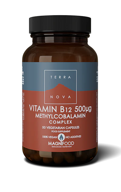 Terranova Vitamin B12 500 ug Complex (metyylikobalamiini) 50 kaps