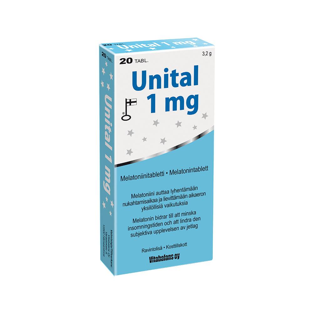 Unital 1 mg - Melatoniini