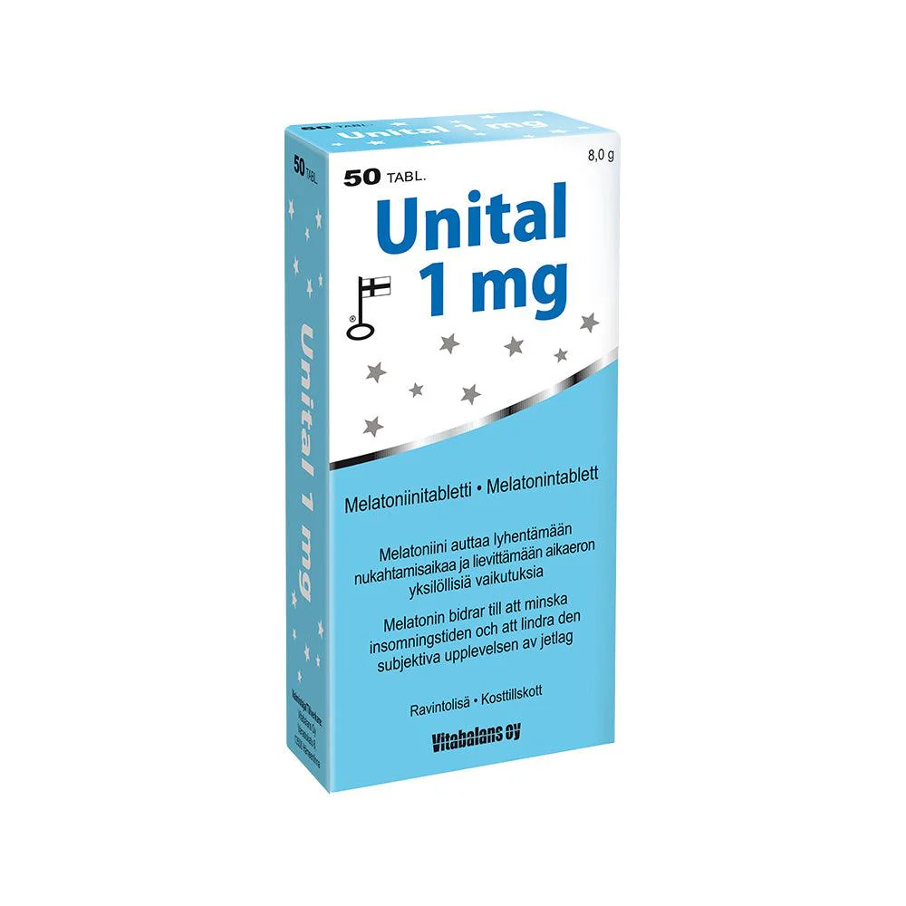 Unital 1 mg - Melatoniini - Image 2