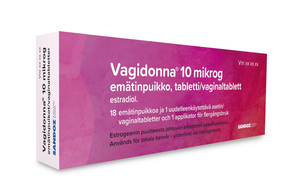 Vagidonna 0,01 mg Emätinpuikko, Tabl