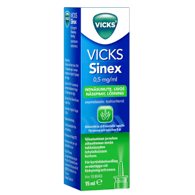 Vicks Sinex 0,5 mg/ml Nenäsumute, Liuos