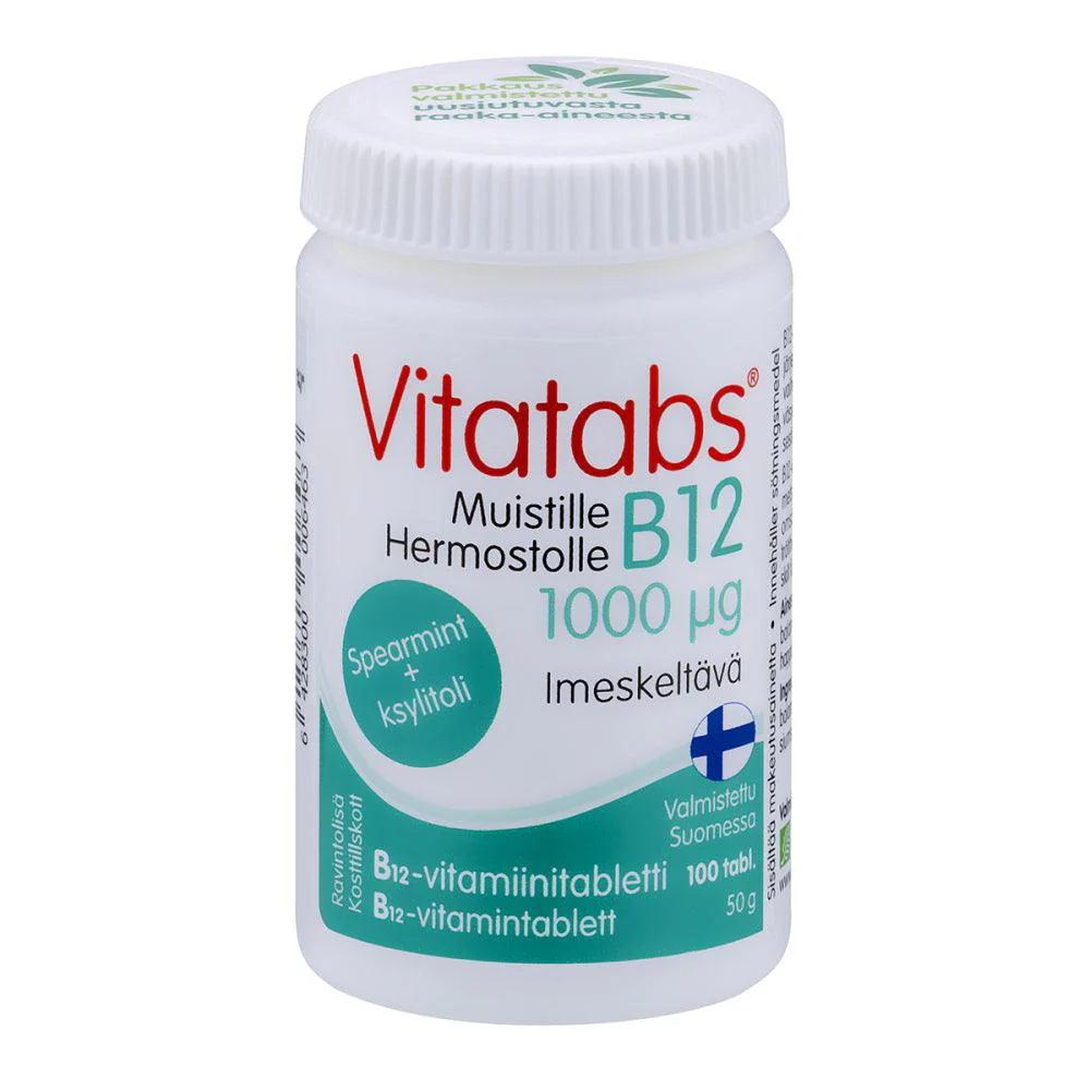 Vitatabs B12 Spearmint 1000 mikrog - Image 2