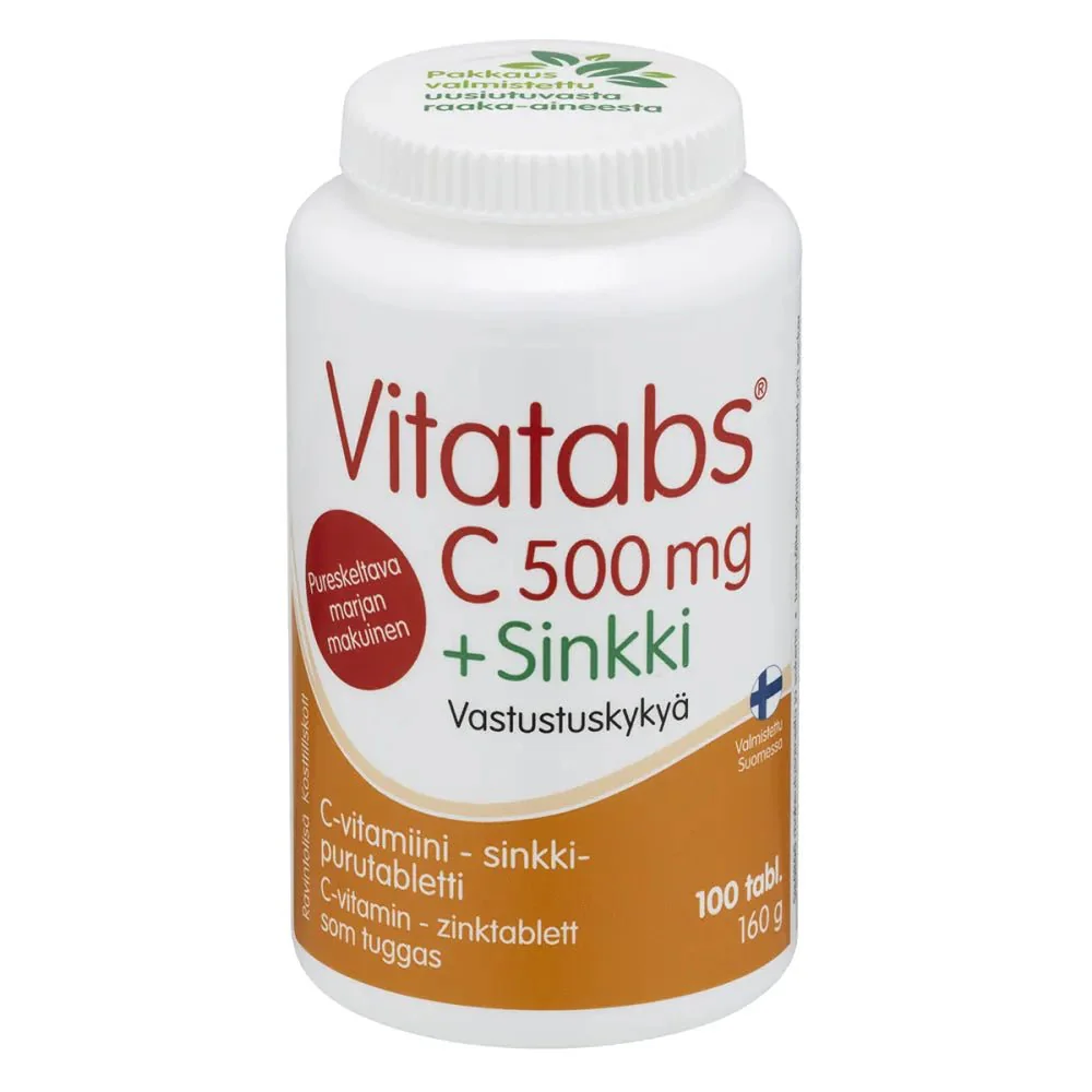 Vitatabs C 500 mg + Sinkki