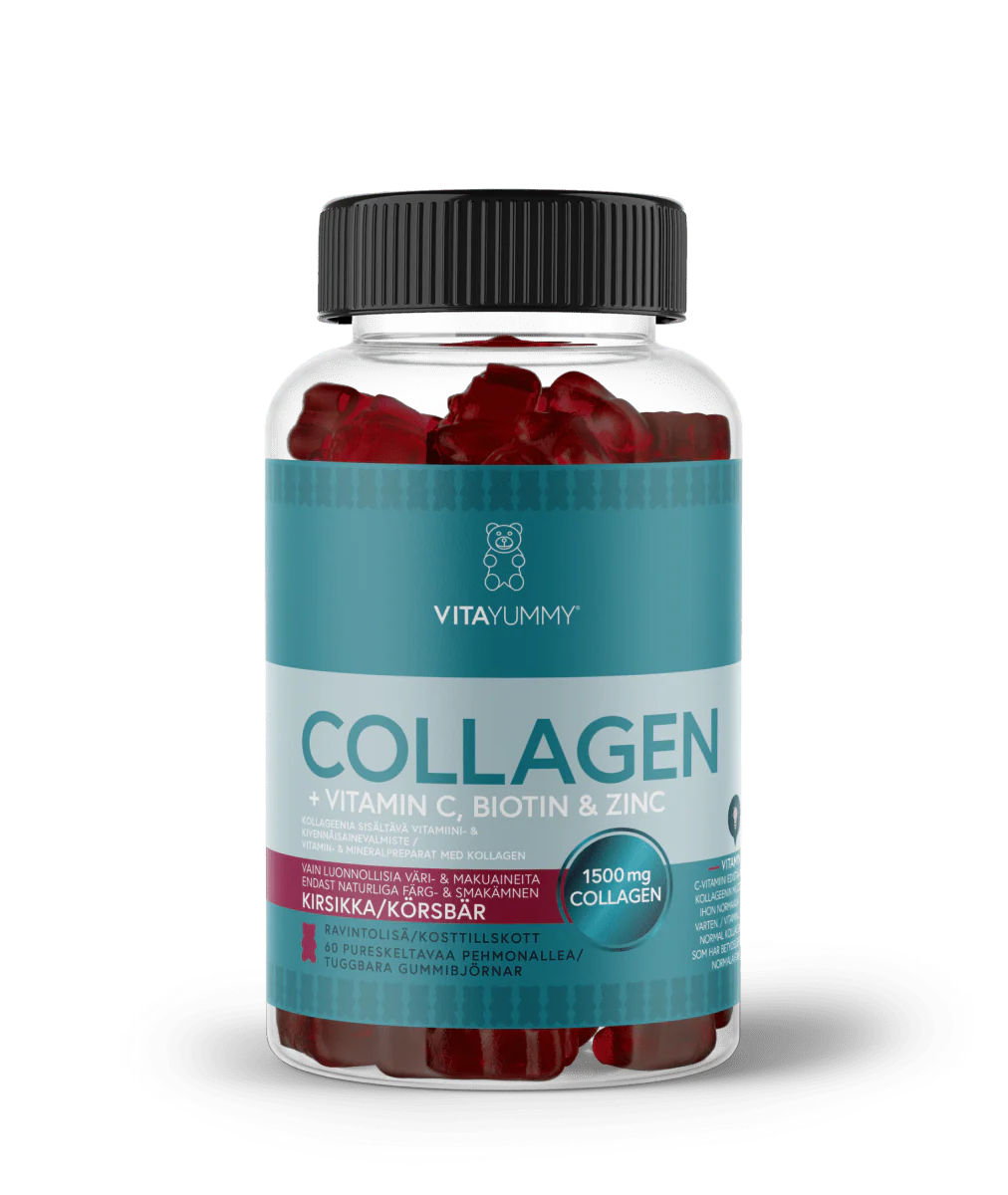 VitaYummy Collagen Cherry 60 kpl, kollageeni