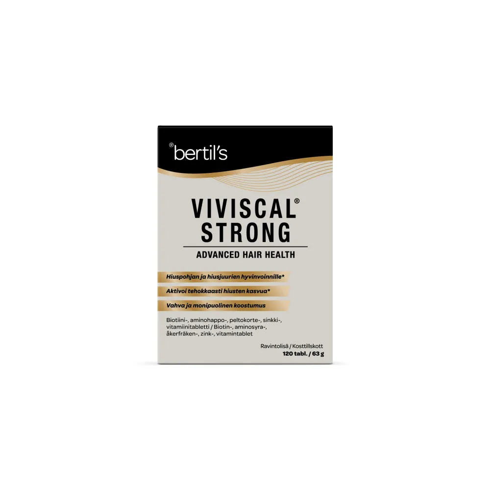 Bertils Viviscal Strong (Hiusten hyvinvointiin) 120 tabl.